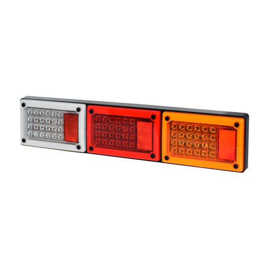Combination Lamp, Whitevision, LED Jumbo Stop/Tail/Indicator/Reverse, 9-33v - Each