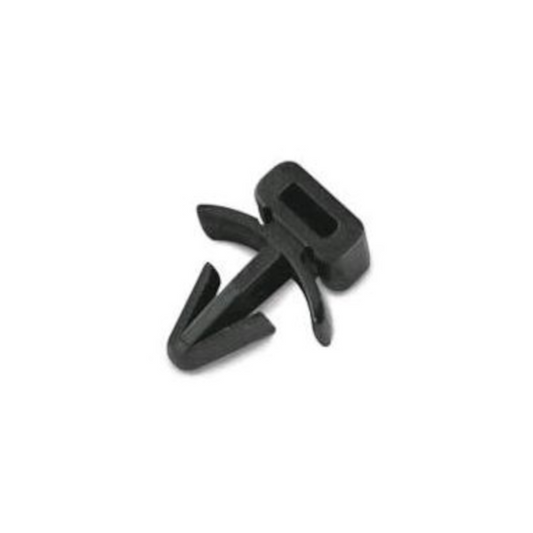 Cable Tie Mount, Push in Style, Black - 100 Pack