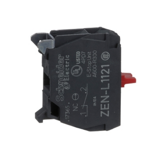 Contact Block, Schneider Electric, Single, Harmony XALD, XALK, Normally Closed - Each