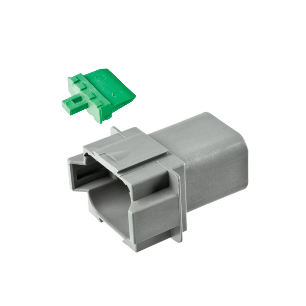 Connector, Deutsch, Receptacle In Line, 8 Position, with W8P Wedge - Each