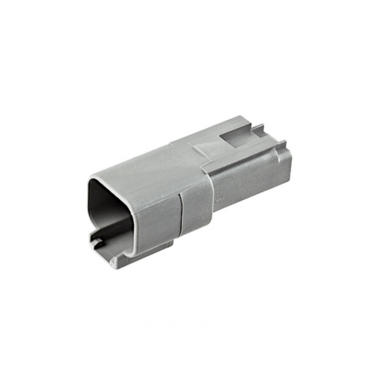 Connector, Deutsch, Receptacle In Line, 2 Position, Reduced Diameter Seal - 10 Pack
