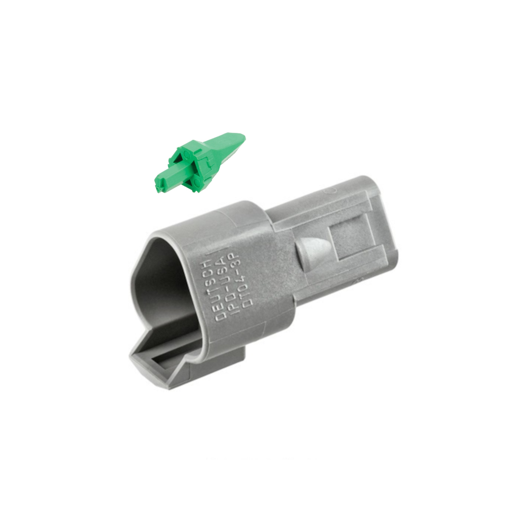 Connector, Deutsch, Receptacle In Line, 3 Position, 20-14 AWG, with W3P Wedge - Each