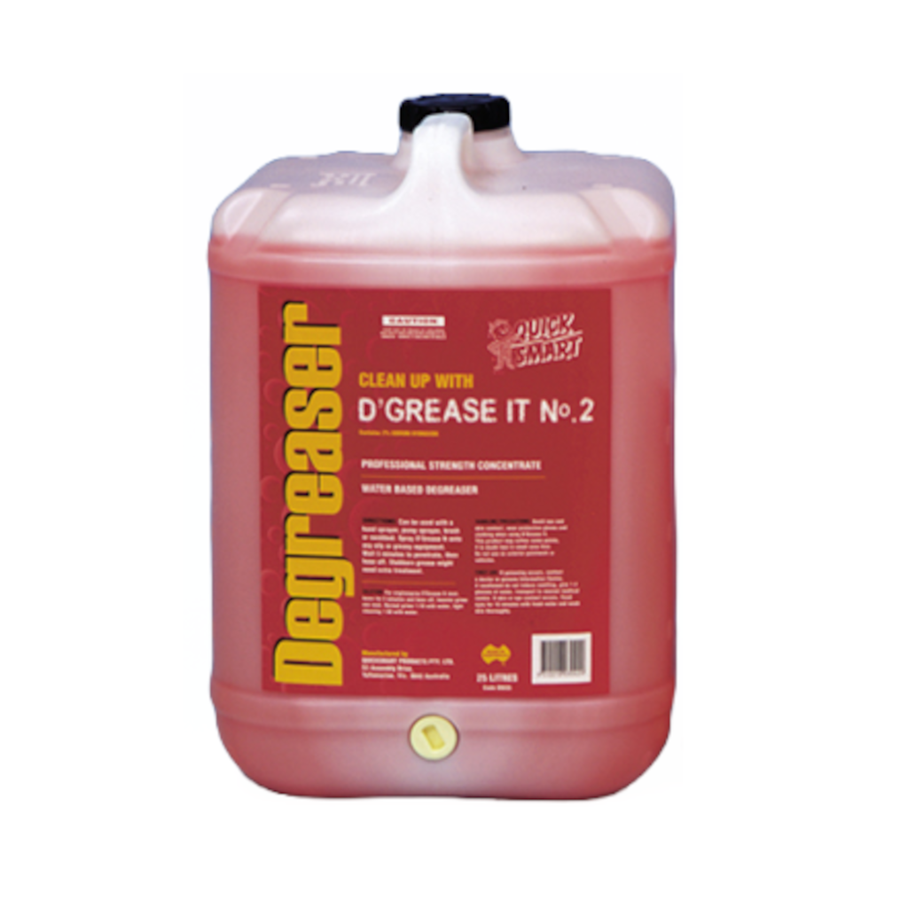 Degreaser, Quick Smart D'Grease It No. 2, Water Based, 200lt - Each