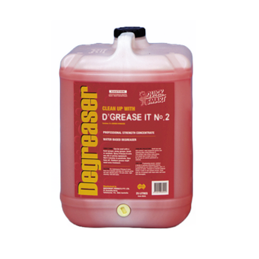 Degreaser, Quick Smart D'Grease It No. 2, Water Based, 200lt - Each