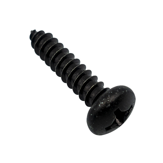 Self-Tapping Screws, Champion, Pan Head Phillips, Steel, Black Zinc, 4.2 x 16.0mm - 100 Pack