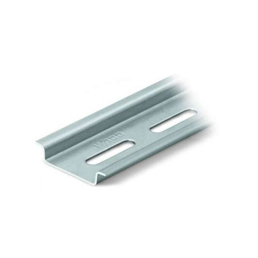 Din Rail, Slotted Steel, 2m Length - Each