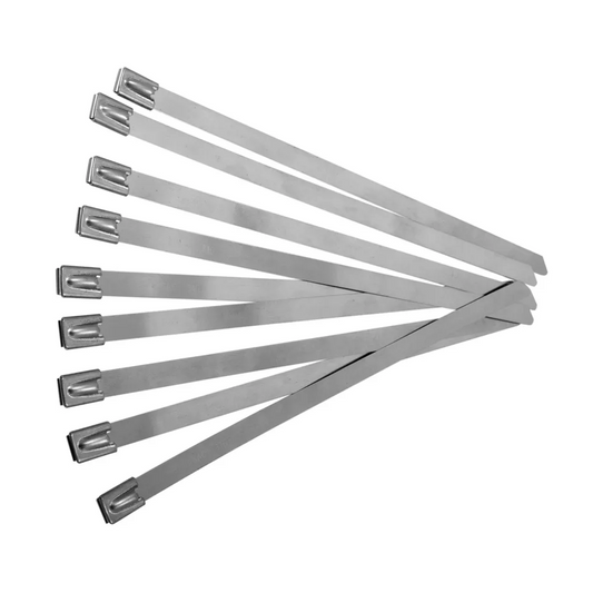 Cable Ties, Stainless Steel, 201 x 4.5mm - 50 Pack