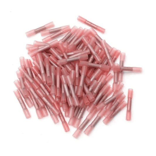 Cable Joiner, Heat Shrink, Red, 1.5 to 2.5mm - 100 Pack