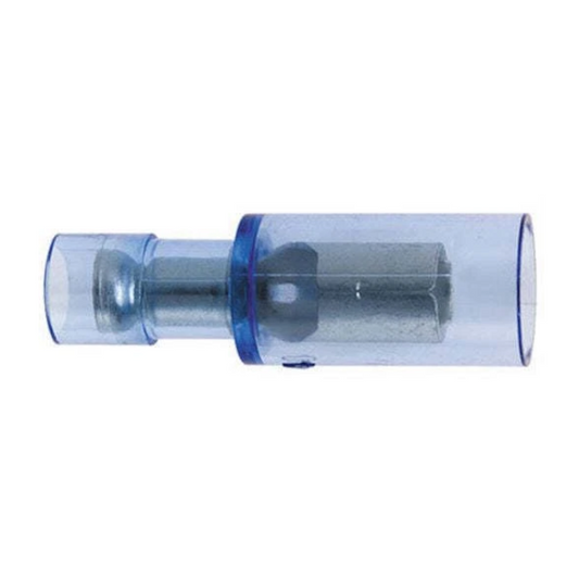 Terminal, Hella, Female Bullet Transparent Insulated, Blue - 100 Pack