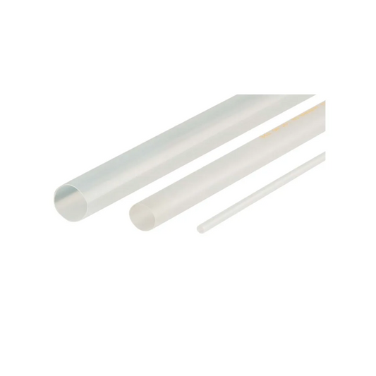 Heatshrink, Thin Wall, 2:1 Ratio, White, 6.4 to 3.2mm - 1.2m Length