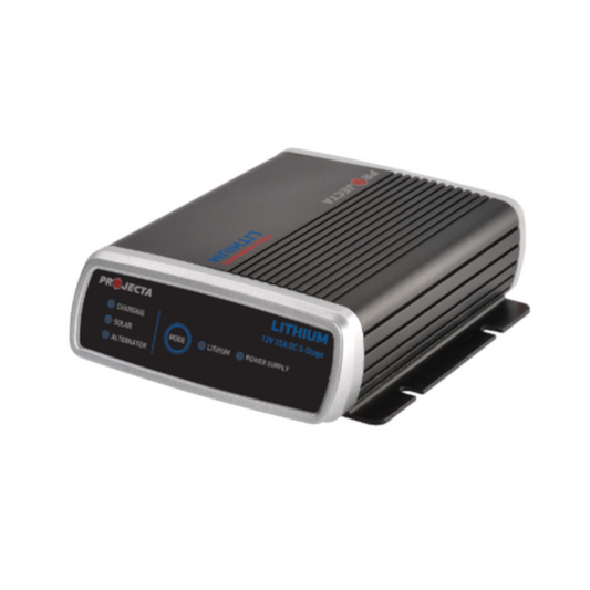 Battery Charger, Projecta, DC/Solar, 3 Stage, Automatic Lithium, 9-32v, 25a - Each
