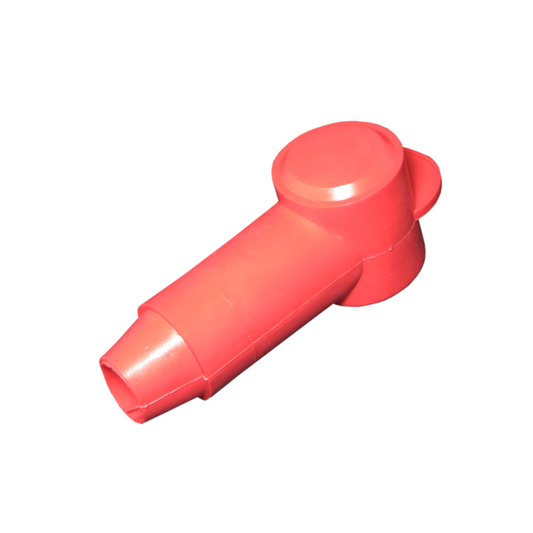 Terminal Cover, Stud Type Insulator, 22.0mm, Suits Cable to 23.0mm, Red - Each