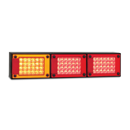 Combination Lamp, LED Autolamps, J3 Series, LED, Jumbo, Stop/Tail/Indicator, 12-24v - Each