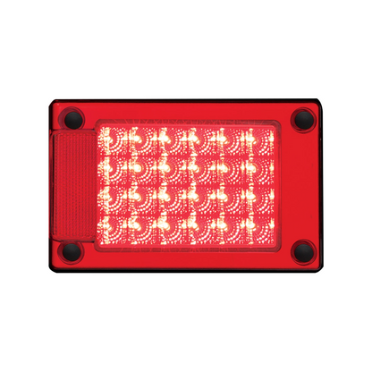 Lamp Insert, LED Autolamps, J3 Series, Stop/Tail, Red, LED, Jumbo Insert, 12-24v - Each