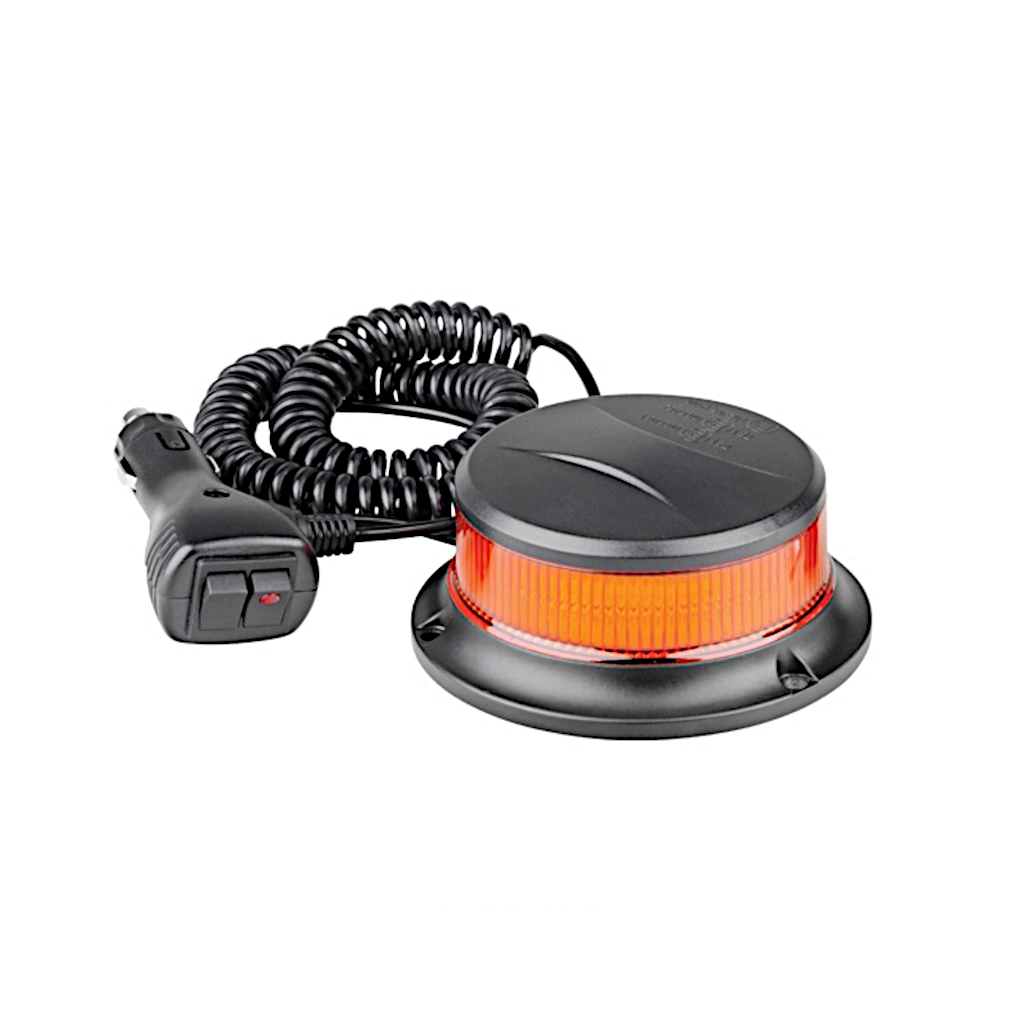 Micro Beacon, Ionnic, LED, Magnetic Mount, Amber, 12-24v - Each