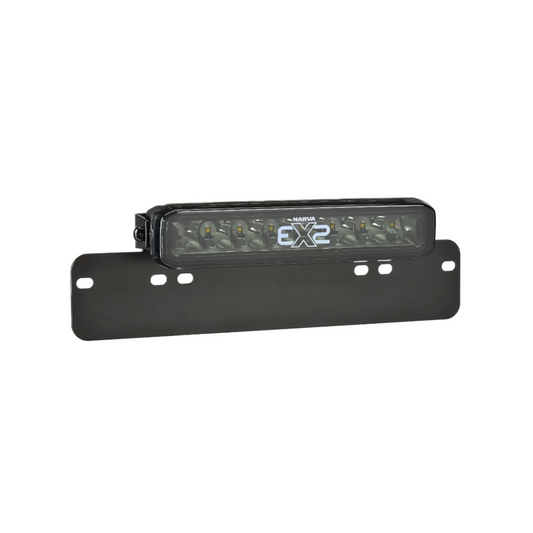 Light Bar, Narva EX2 Series, Licence Plate Style, Black Out, 10", 0-33v - Each