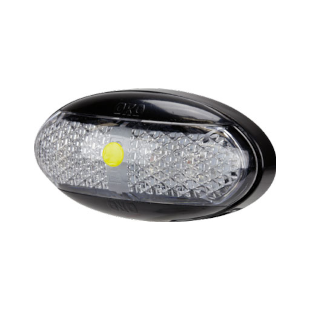 Side Marker, Road Vision, LED, 10-30v, Red/Amber - Each