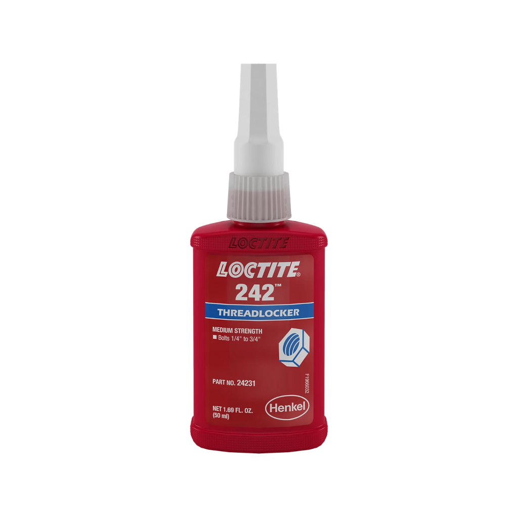 Thread Locker, Loctite 242, Blue, Medium, 50ml - Each