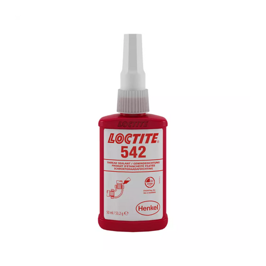 Sealant, Loctite 542, Medium Strength Hydraulic Sealant, 50ml - Each