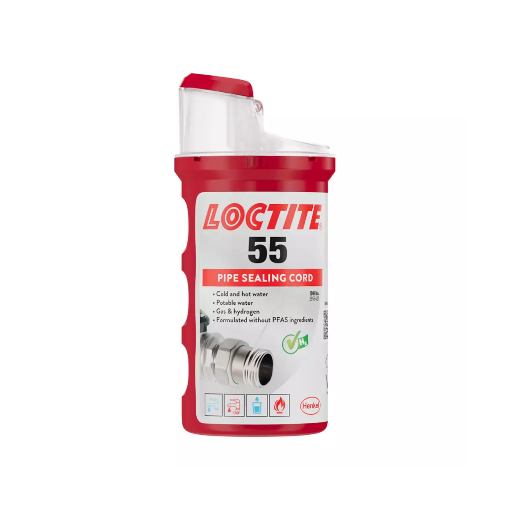 Sealant, Pipe Sealing Cord, Loctite 55, 150m - Each