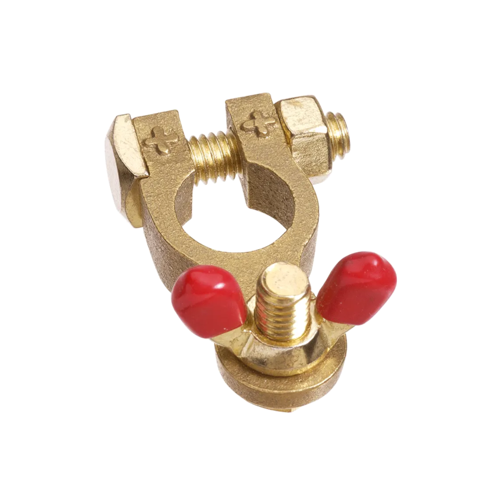 Battery Terminal, Wingnut Positive, 5/16" - Each