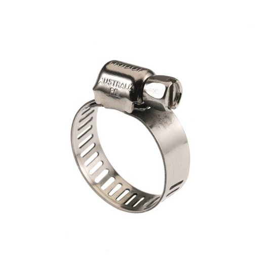 Hose Clamp, Tridon, Perforated Band, Full Stainless Steel, 11-22mm - 10 Pack