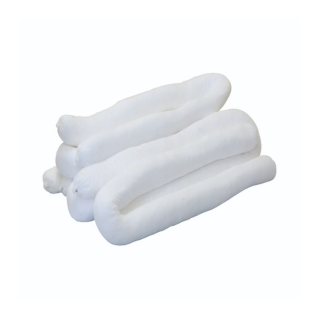 Absorbent Mini Boom, Oil & Fuel, Repels Water, Absorbs Oil/Fuel, Flexible Design, 75mm x 1.2m - Each