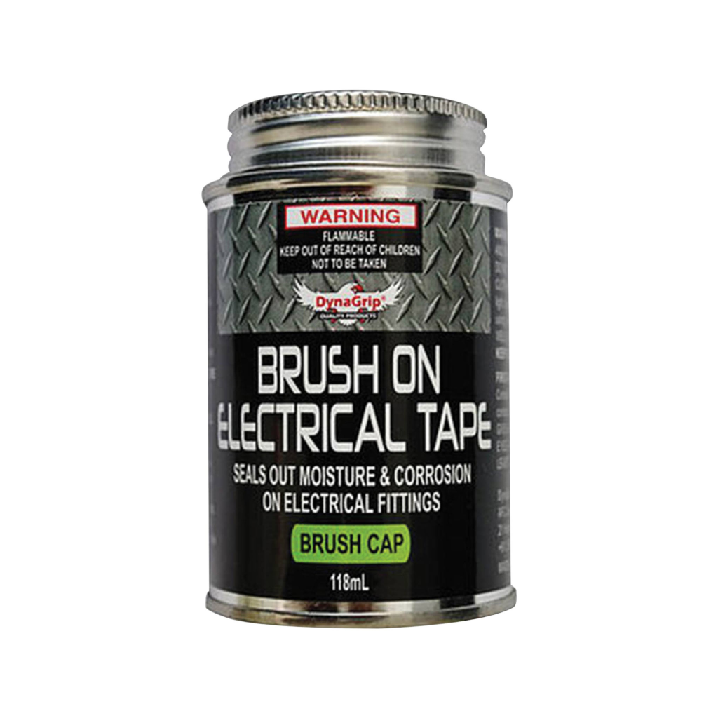 Liquid Insulation Tape, Dyna Grip, Brush on with Brush Cap, 118ml - Each