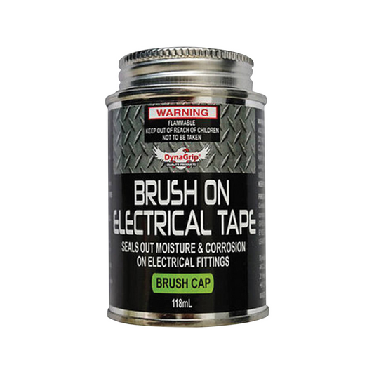 Liquid Insulation Tape, Dyna Grip, Brush on with Brush Cap, 118ml - Each