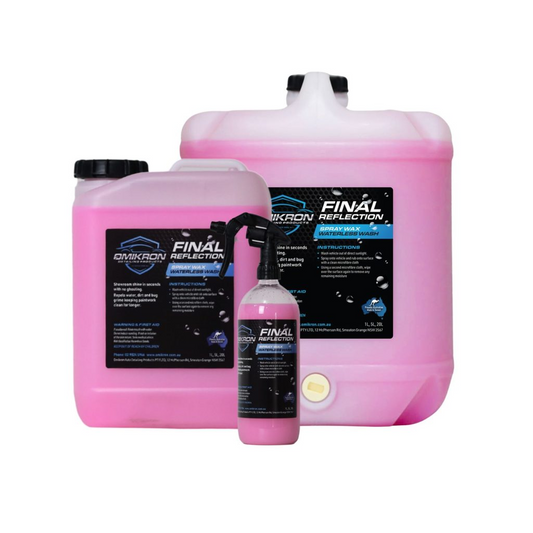 Spray Wax & Waterless Wash, Final Reflection, Omikron, 1lt - Each