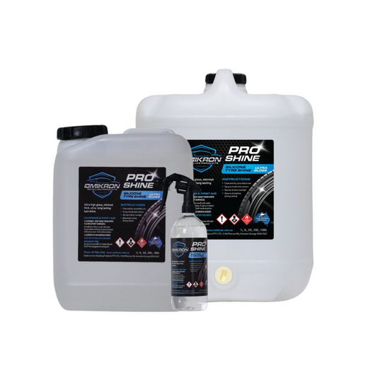 Tyre Shine, High Gloss Long Lasting Tyre Shine, Omikron, 20lt - Each