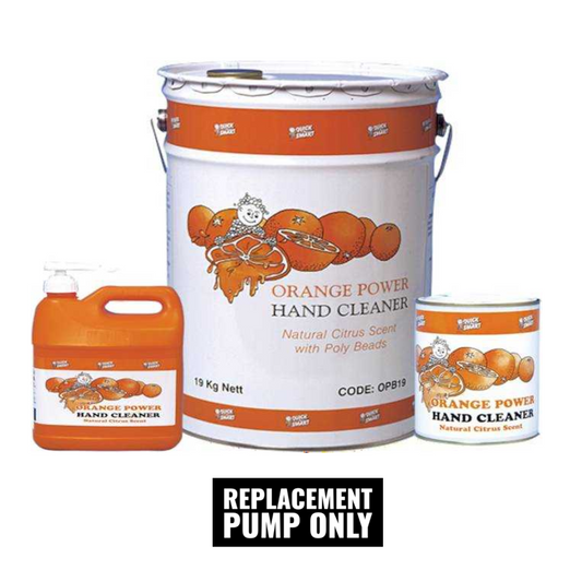 Hand Cleaner, Orange Power, Pump Only, Suits 5kg Pump (OPB5L) - Each