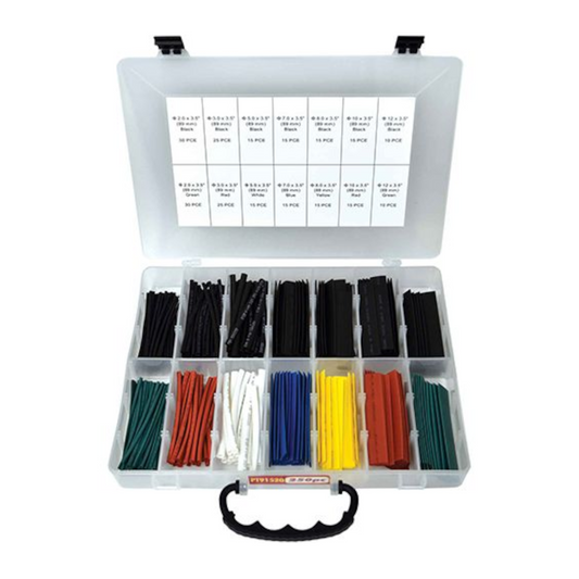 Heatshrink Assortment, Multicolour - 250 Piece