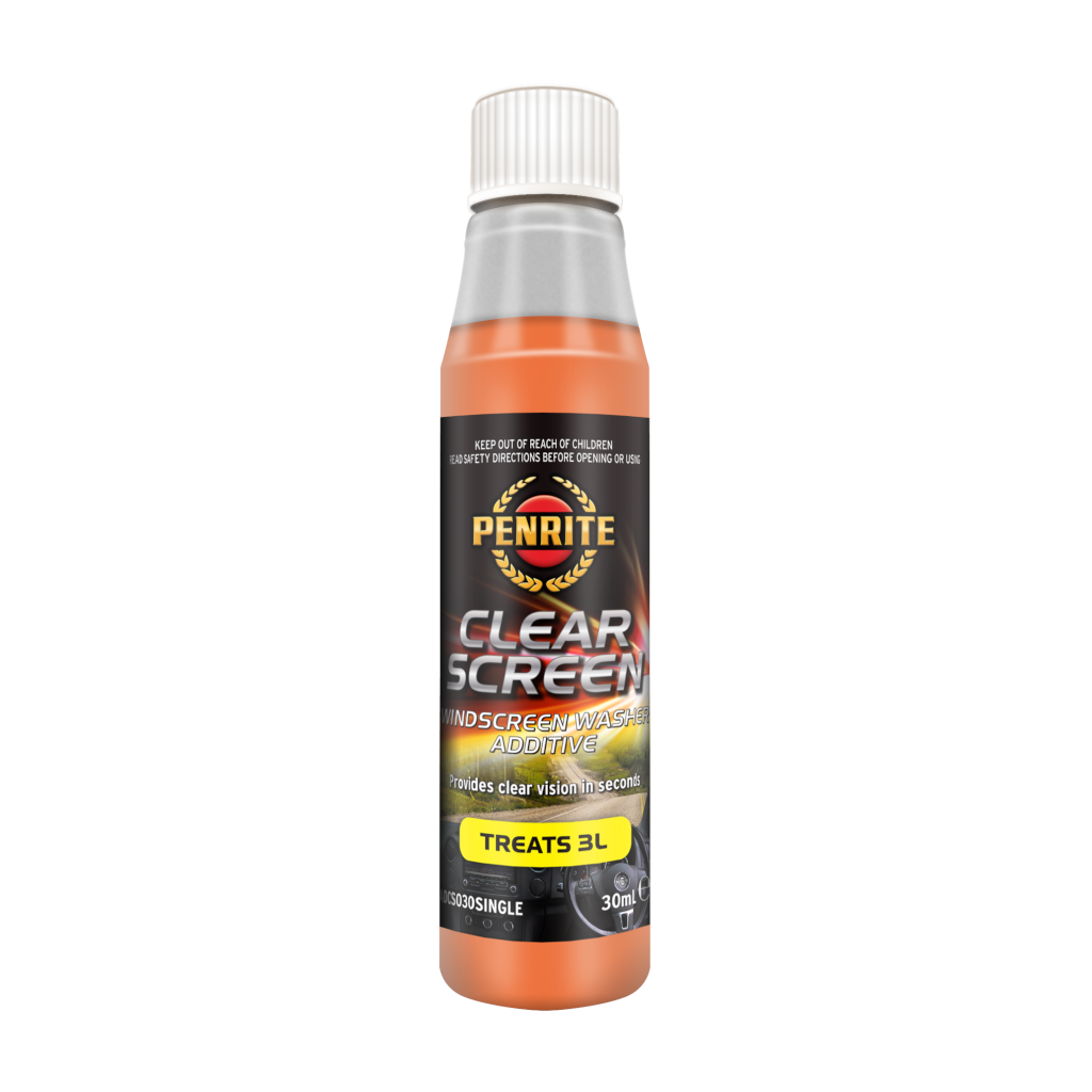 Window Wash Liquid Additive, Penrite, Clear Screen, Boosts Cleaning & Protectant, 30ml - Each