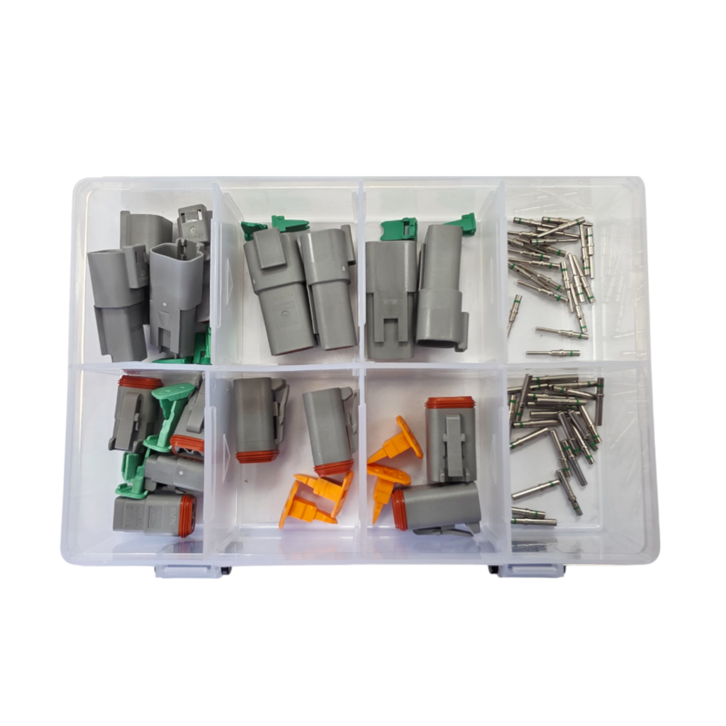 Connector Assortment Kit, RPT, Deutsch DT, 2/4 Position, with Wedges & Terminals - 82 Piece
