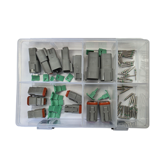 Connector Assortment Kit, RPT, Deutsch DT, 2/6 Position, with Wedges & Terminals - 64 Piece