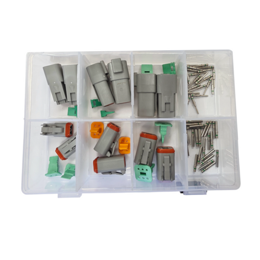 Connector Assortment Kit, RPT, Deutsch DT, 2/4/6 Position, with Wedges & Terminals - 62 Piece