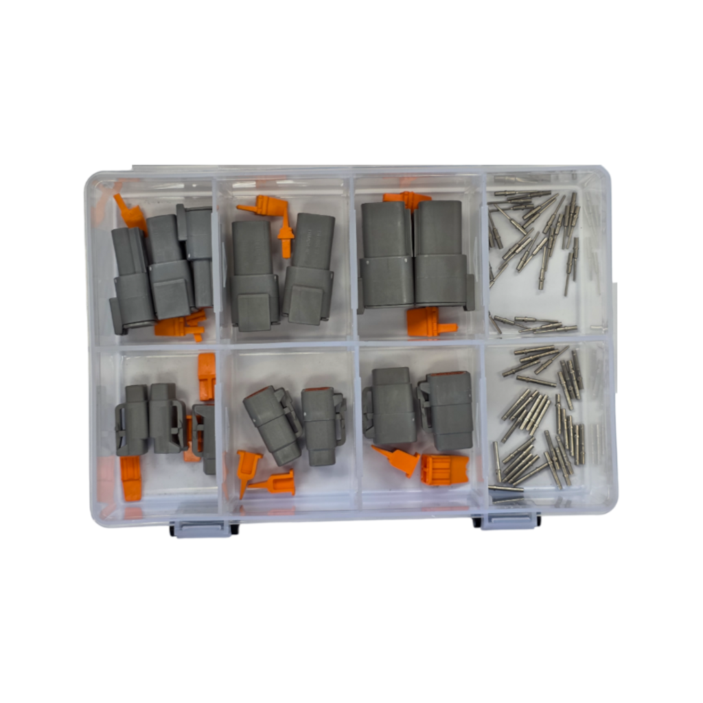 Connector Type Rpt Connector Assortment Kit, RPT, Deutsch DTM Series, 2/4/6, with Termina ...