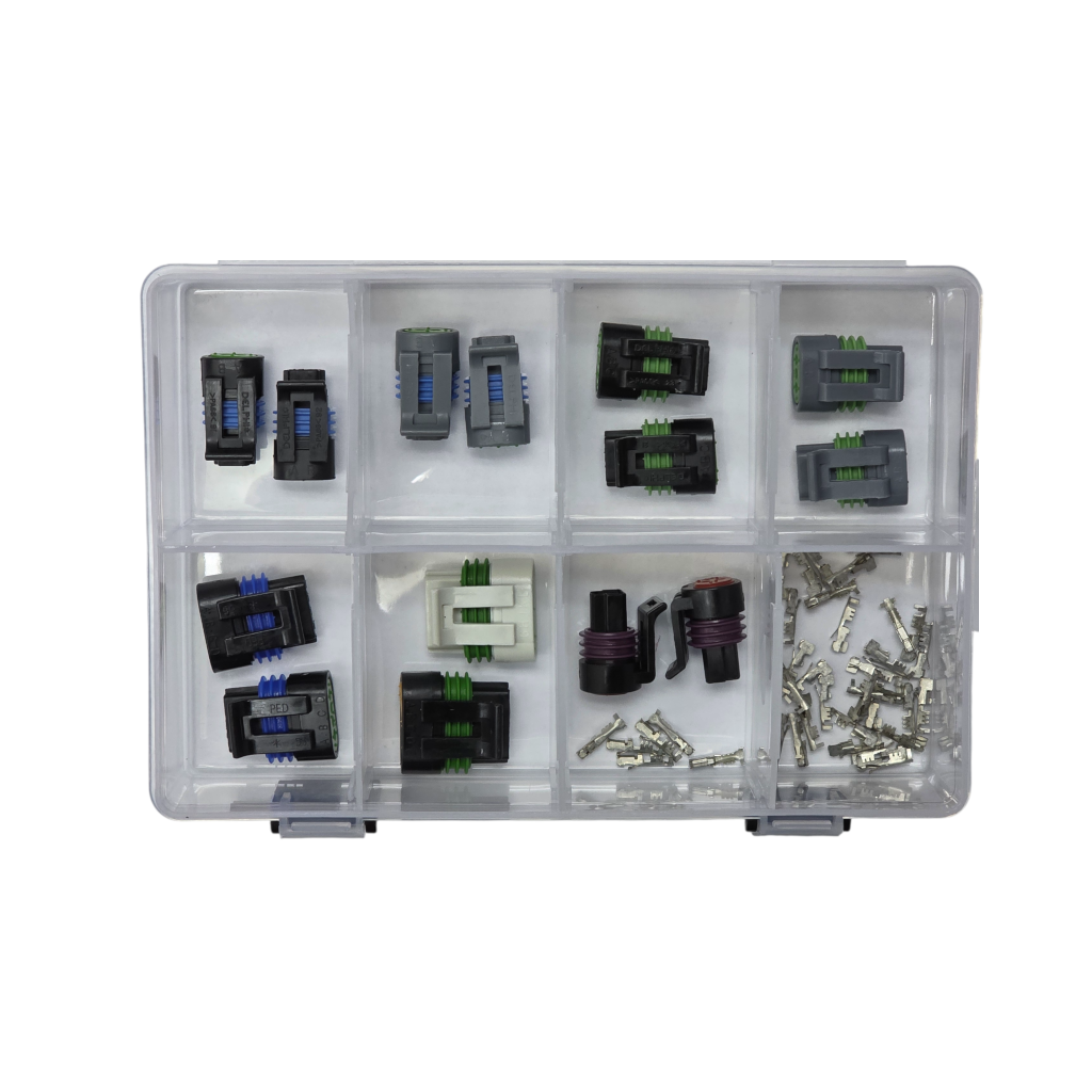 Connector Assortment Kit, RPT, Metri-Pack 150.2 Series, 2/3/4/5 Position, with Terminals - 50 Piece
