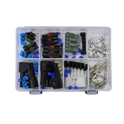 Connector Assortment Kit, RPT, Metri-Pack 280, 2/3/5 Position, F/M with Terminals, Locks & Seals - 80 Piece