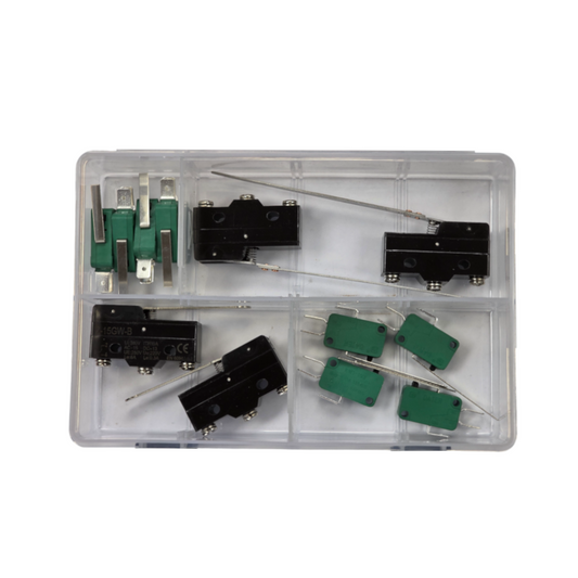 Switch Assortment Kit, RPT, Micro Switches and Limit Switches in M/L/XL Lever Type - 12 Piece