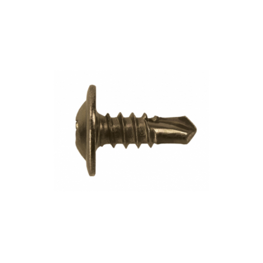 Self-Drilling Screw, Flat Head, Zinc, 8-18 X 12 - 1000 Pack