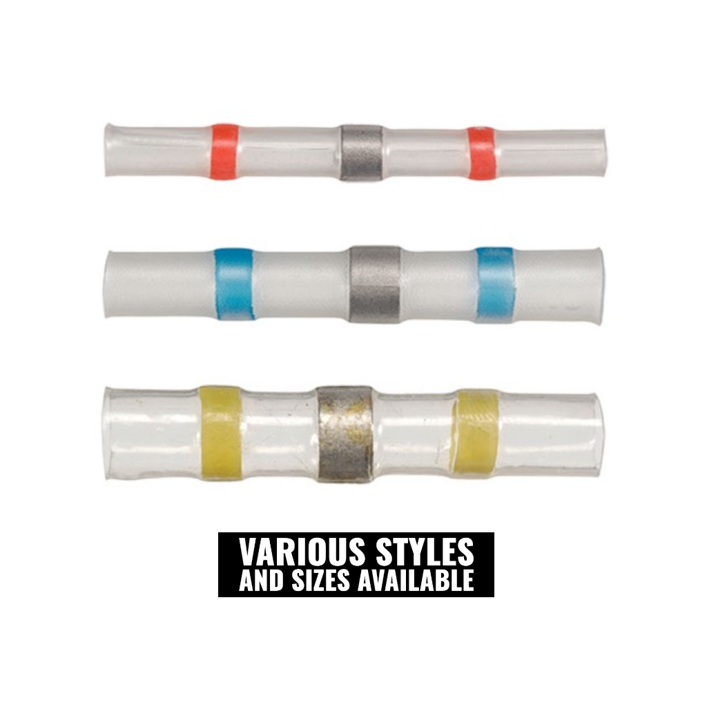 Solder Splice, Yellow, 6.0mm - 25 Pack