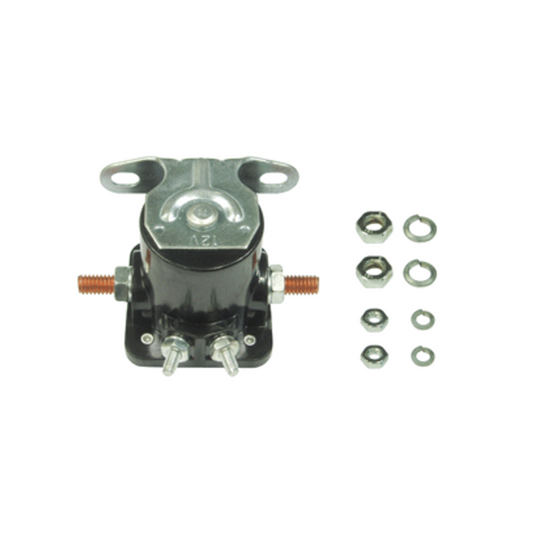 Solenoid, Starter, Albright Replacement, SPST, 145a @ 30% Duty Cycle, 12v, 80a Continuous