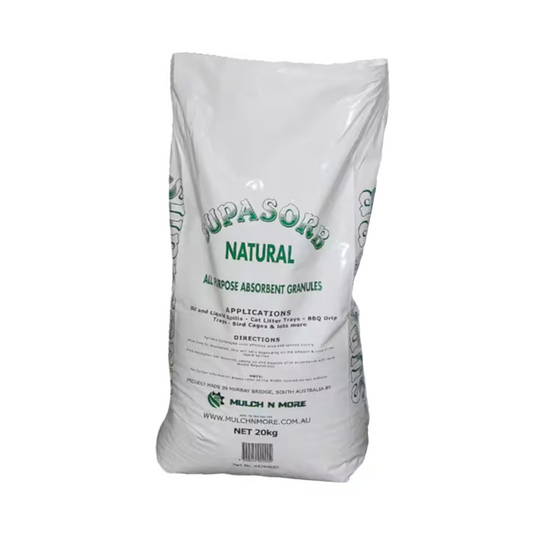 Absorbent, Supasorb, All Purpose, All Natural Granules, 20kg - Each