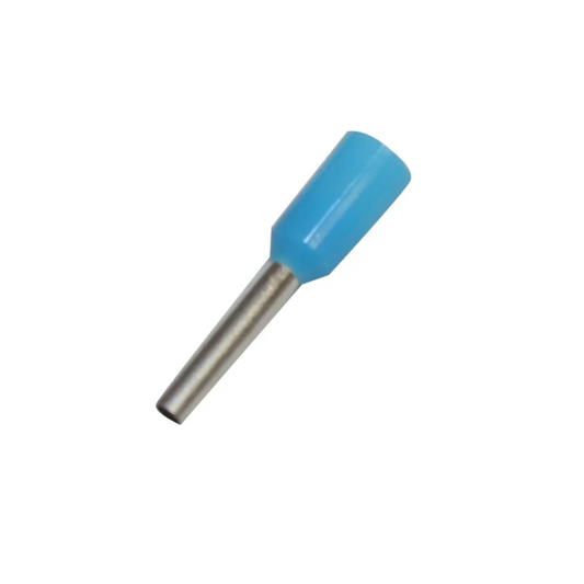 Terminal, Bootlace Insulated, Blue, 0.75mm^2 - 100 Pack