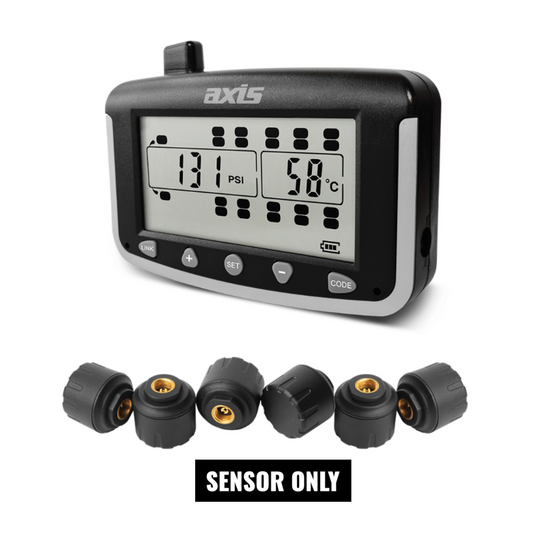 Tyre Pressure Sensor, Axis, Suits TPMS6H System, 12-24v - Each