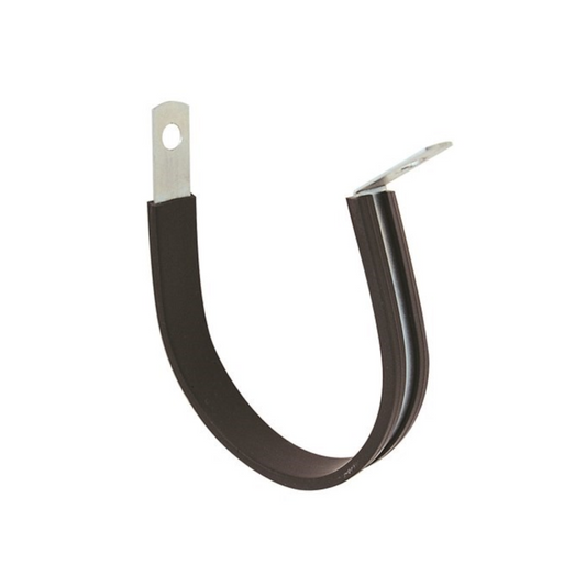 P Clip, Tridon, Rubber Lined, 6mm with 6.3mm Mounting Hole - 10 Pack