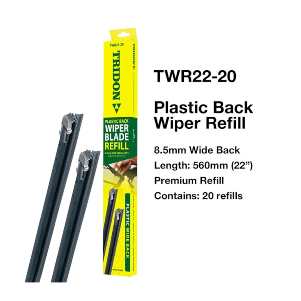 Wiper Blade Refill, Tridon, Wide Back, 560 x 8.5mm - 20 Pack