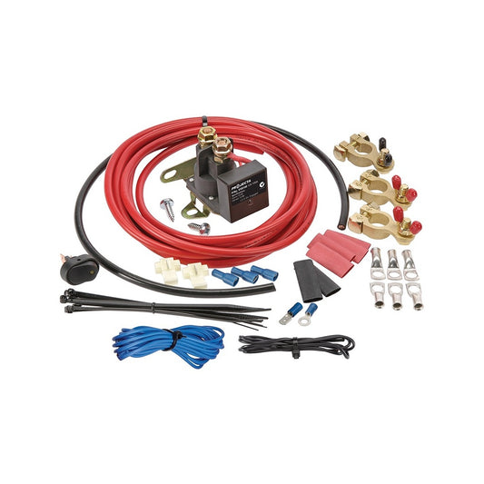 Voltage Sensitive Relay with Wiring Kit, 12v, 100a - Each